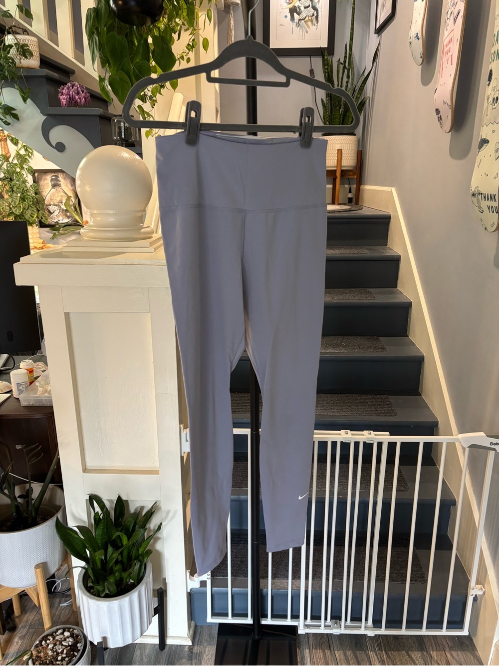 Nike Light Purple High-Waist Leggings